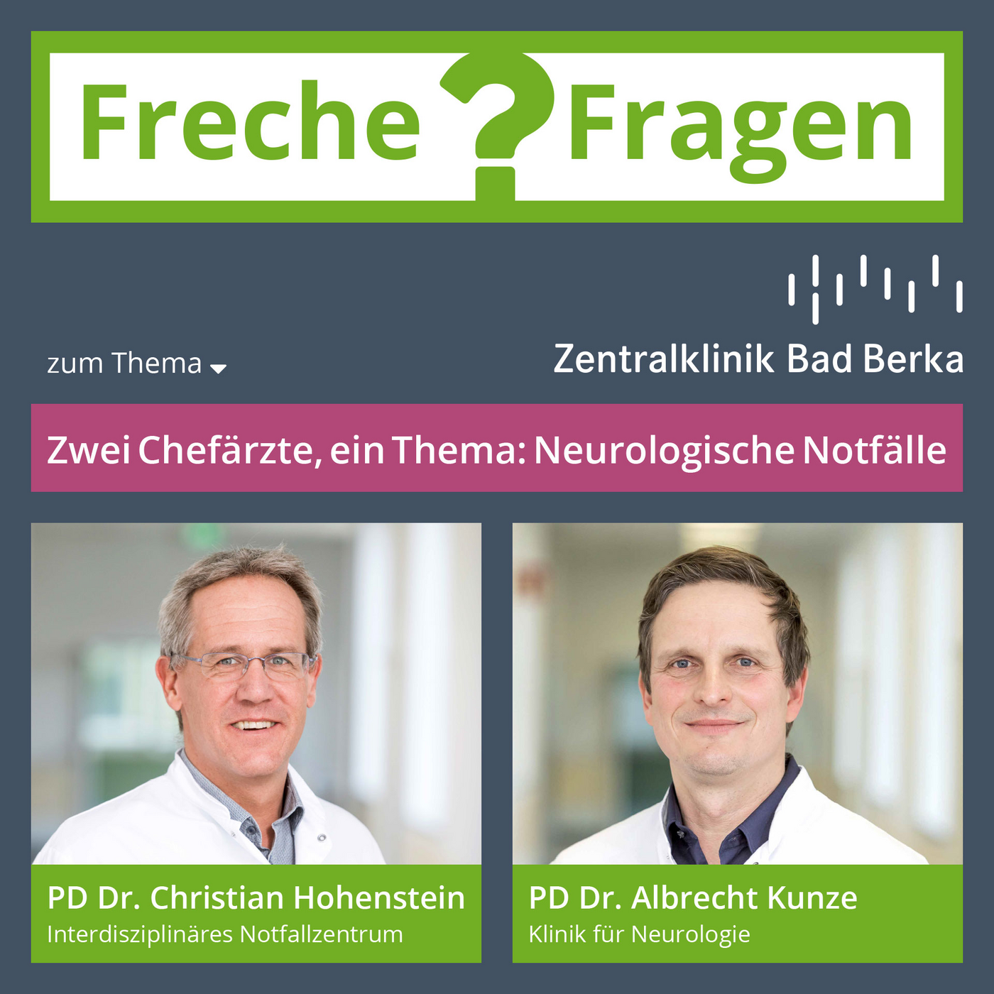 Freche Fragen an Chefärzte