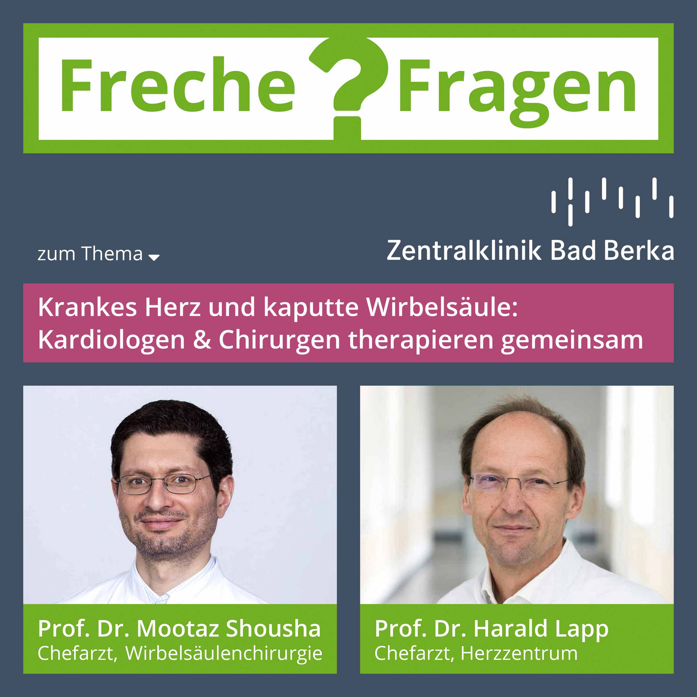 Freche Fragen an Chefärzte