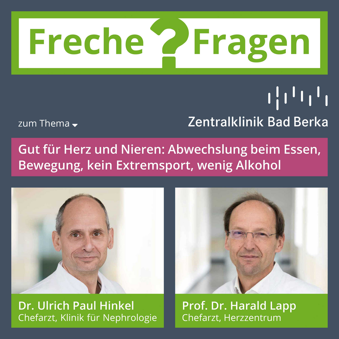 Freche Fragen an Chefärzte